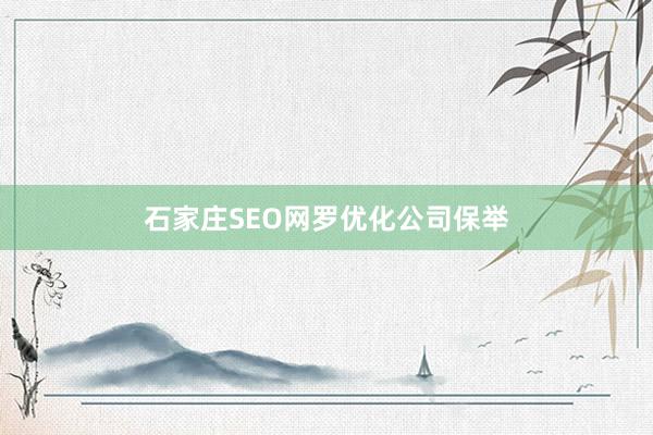石家庄SEO网罗优化公司保举